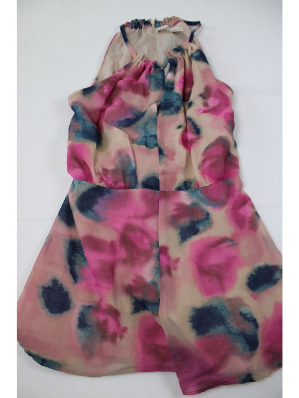 Rachel Rachel Roy Halter Tie Dye Chiffon Romper Multicolor Size 8